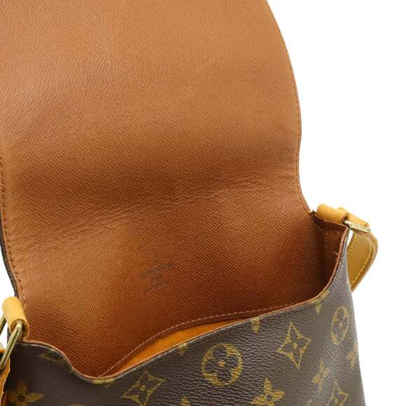 LOUIS VUITTON Black Monogram Shoulder Bag